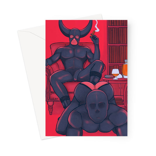 The Red Room Greeting Card