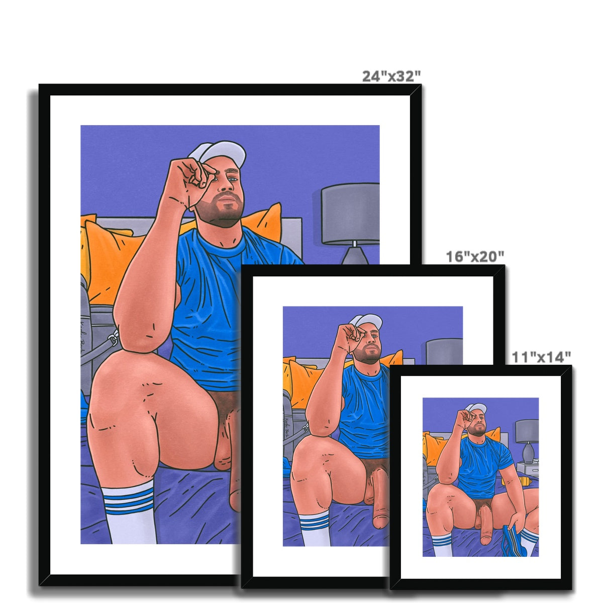 The Stud Framed Print (Ft. Dorian Levy)