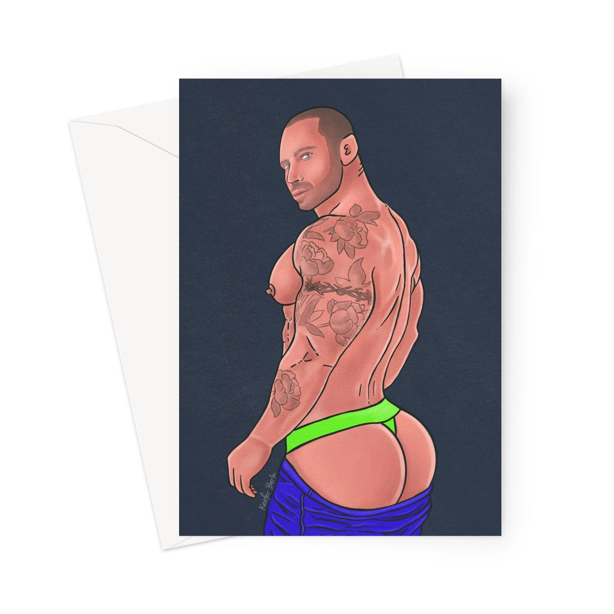 Come Taste My Cake Greeting Card (Ft. Scott Cullens)