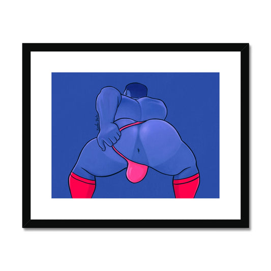 Show Me Your Hole (Fetish Edition) Framed Print